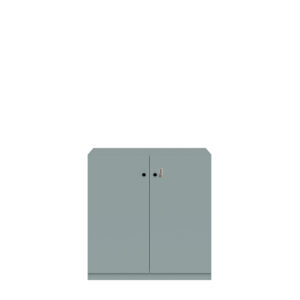 Flügeltürenschrank Pren | Mit mechanischem Zahlenkombinationsschloss | 2 Fachböden für 2,5 OH | H 1018 x B 1000 x T 500 mm
