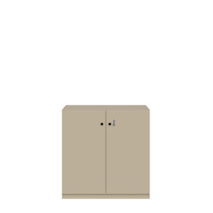 Flügeltürenschrank Pren | Mit mechanischem Zahlenkombinationsschloss | 2 Fachböden für 2,5 OH | H 1018 x B 1000 x T 500 mm