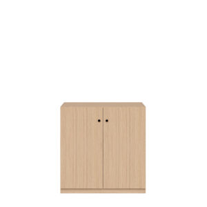 Flügeltürenschrank Pren | Ohne Schloss | 2 Fachböden für 2,5 OH | H 1018 x B 1000 x T 500 mm