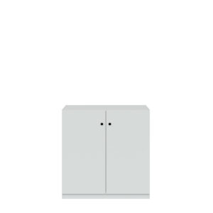 Flügeltürenschrank Pren | Ohne Schloss | 2 Fachböden für 2,5 OH | H 1018 x B 1000 x T 500 mm