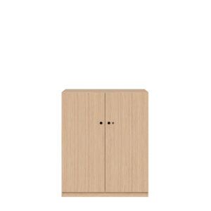 Flügeltürenschrank Pren | Mit Zylinderschloss | 2 Fachböden für 3 OH | H 1210 x B 1000 x T 500 mm