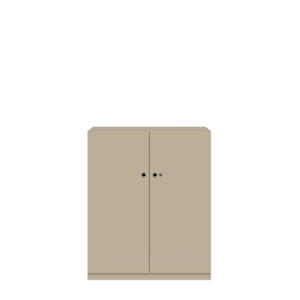 Flügeltürenschrank Pren | Mit Zylinderschloss | 2 Fachböden für 3 OH | H 1210 x B 1000 x T 500 mm