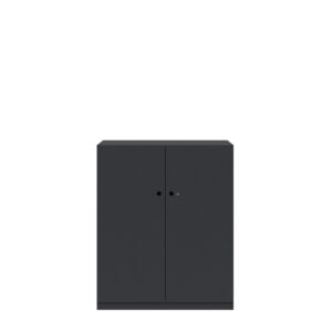 Flügeltürenschrank Pren | Mit Zylinderschloss | 2 Fachböden für 3 OH | H 1210 x B 1000 x T 500 mm