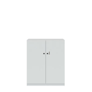 Flügeltürenschrank Pren | Mit mechanischem Zahlenkombinationsschloss | 2 Fachböden für 3 OH | H 1210 x B 1000 x T 500 mm