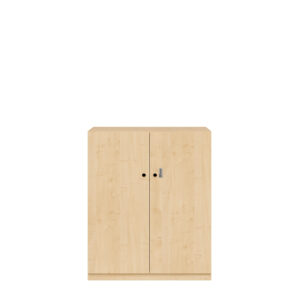 Flügeltürenschrank Pren | Mit mechanischem Zahlenkombinationsschloss | 2 Fachböden für 3 OH | H 1210 x B 1000 x T 500 mm