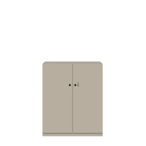 Flügeltürenschrank Pren | Mit mechanischem Zahlenkombinationsschloss | 2 Fachböden für 3 OH | H 1210 x B 1000 x T 500 mm