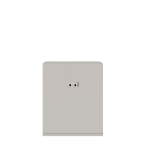 Flügeltürenschrank Pren | Mit mechanischem Zahlenkombinationsschloss | 2 Fachböden für 3 OH | H 1210 x B 1000 x T 500 mm