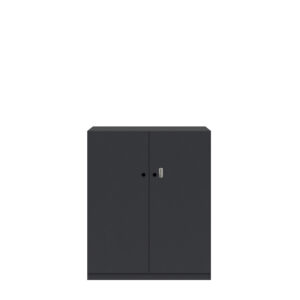 Flügeltürenschrank Pren | Mit mechanischem Zahlenkombinationsschloss | 2 Fachböden für 3 OH | H 1210 x B 1000 x T 500 mm