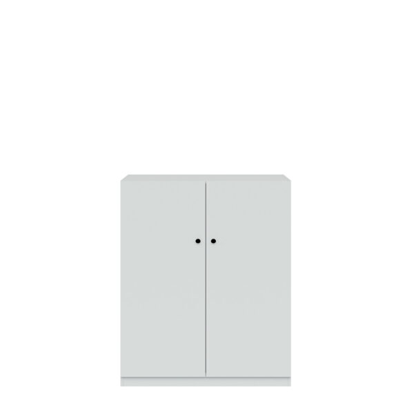 Flügeltürenschrank Pren | Ohne Schloss | 2 Fachböden für 3 OH | H 1210 x B 1000 x T 500 mm