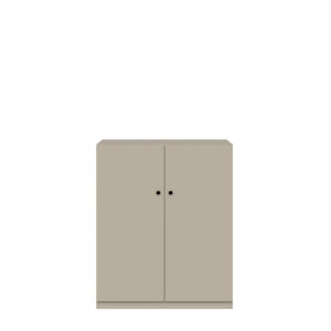 Flügeltürenschrank Pren | Ohne Schloss | 2 Fachböden für 3 OH | H 1210 x B 1000 x T 500 mm