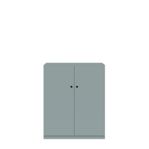 Flügeltürenschrank Pren | Ohne Schloss | 2 Fachböden für 3 OH | H 1210 x B 1000 x T 500 mm
