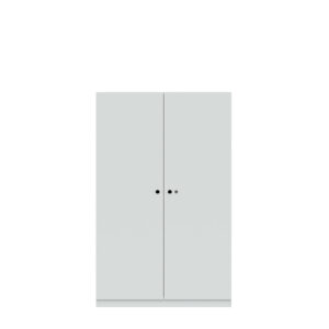 Flügeltürenschrank Pren | Mit Zylinderschloss | 3 Fachböden für 4 OH | H 1590 x B 1000 x T 500 mm