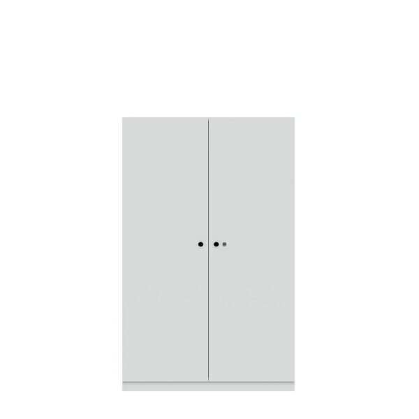 Flügeltürenschrank Pren | Mit Zylinderschloss | 3 Fachböden für 4 OH | H 1590 x B 1000 x T 500 mm