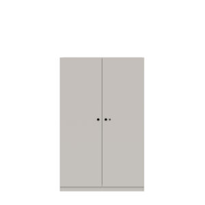 Flügeltürenschrank Pren | Mit Zylinderschloss | 3 Fachböden für 4 OH | H 1590 x B 1000 x T 500 mm