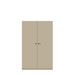 Flügeltürenschrank Pren | Mit Zylinderschloss | 3 Fachböden für 4 OH | H 1590 x B 1000 x T 500 mm