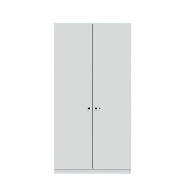 Flügeltürenschrank Pren | Mit Zylinderschloss | 4 Fachböden für 5 OH | H 1970 x B 1000 x T 500 mm