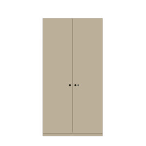 Flügeltürenschrank Pren | Mit Zylinderschloss | 4 Fachböden für 5 OH | H 1970 x B 1000 x T 500 mm
