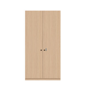 Flügeltürenschrank Pren | Mit mechanischem Zahlenkombinationsschloss | 4 Fachböden für 5 OH | H 1970 x B 1000 x T 500 mm