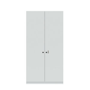 Flügeltürenschrank Pren | Mit mechanischem Zahlenkombinationsschloss | 4 Fachböden für 5 OH | H 1970 x B 1000 x T 500 mm