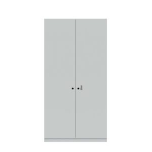 Flügeltürenschrank Pren | Mit mechanischem Zahlenkombinationsschloss | 4 Fachböden für 5 OH | H 1970 x B 1000 x T 500 mm