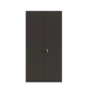 Flügeltürenschrank Pren | Mit mechanischem Zahlenkombinationsschloss | 4 Fachböden für 5 OH | H 1970 x B 1000 x T 500 mm