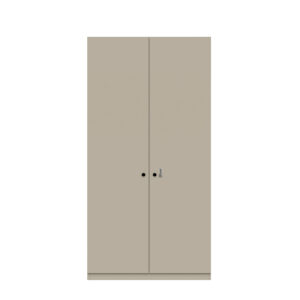 Flügeltürenschrank Pren | Mit mechanischem Zahlenkombinationsschloss | 4 Fachböden für 5 OH | H 1970 x B 1000 x T 500 mm