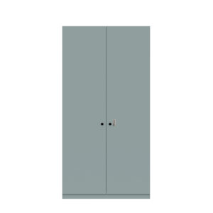 Flügeltürenschrank Pren | Mit mechanischem Zahlenkombinationsschloss | 4 Fachböden für 5 OH | H 1970 x B 1000 x T 500 mm