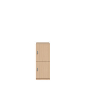 Lodge Pren | 2 Schließfächer | Mit mechanischem M3 Zahlenkombinationsschloss | H 1018 x B 400 x T 500 mm