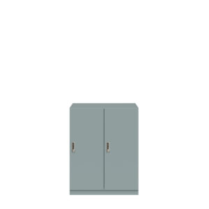 Lodge Pren | 2 Schließfächer nebeneinander mit jeweils 1 Kleiderstange|Mit digitalem Zahlenkombinationsschloss | H 1018 x B 800 x T 500 mm