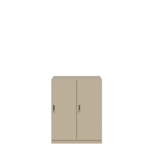 Lodge Pren | 2 Schließfächer nebeneinander mit jeweils 1 Kleiderstange|Mit digitalem Zahlenkombinationsschloss | H 1018 x B 800 x T 500 mm