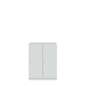 Lodge Pren | 2 Schließfächer nebeneinander mit jeweils 1 Kleiderstange | Mit Zylinderschloss | H 1018 x B 800 x T 500 mm