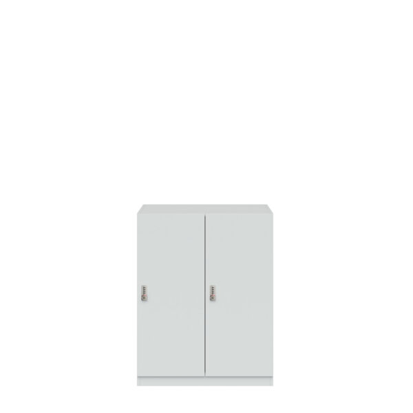 Lodge Pren | 2 Schließfächer nebeneinander mit jeweils 1 Kleiderstange |Mit mechanischem M2 Zahlenkombinationsschloss | H 1018 x B 800 x T 500 mm