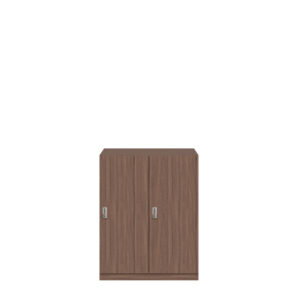 Lodge Pren | 2 Schließfächer nebeneinander mit jeweils 1 Kleiderstange |Mit mechanischem M2 Zahlenkombinationsschloss | H 1018 x B 800 x T 500 mm