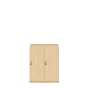 Lodge Pren | 2 Schließfächer nebeneinander mit jeweils 1 Kleiderstange | Mit mechanischem M3 Zahlenkombinationsschloss | H 1018 x B 800 x T 500 mm