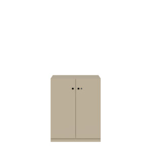 Kleiderschrank Pren | Mit Kleiderstange | Mit Zylinderschloss | H 1018 x B 800 x T 500 mm