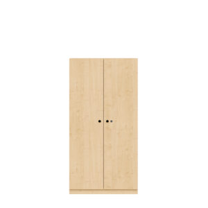 Kleiderschrank Pren | Mit Kleiderstange und Schuhfach | Mit Zylinderschloss | H 1590 x B 800 x T 500 mm