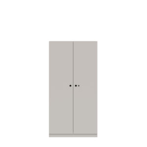 Kleiderschrank Pren | Mit Kleiderstange und Schuhfach | Mit Zylinderschloss | H 1590 x B 800 x T 500 mm
