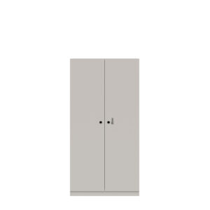 Kleiderschrank Pren | Mit Kleiderstange und Schuhfach | Mit mechanischem Zahlenkombinationsschloss  | H 1590 x B 800 x T 500 mm