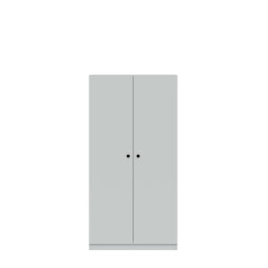 Kleiderschrank Pren | Mit Kleiderstange und Schuhfach | Ohne Schloss | H 1590 x B 800 x T 500 mm