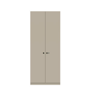 Kleiderschrank Pren | Mit Kleiderstange, 1 Hutboden und 1 Schuhfach | Mit Zylinderschloss | H 1970 x B 800 x T 500 mm