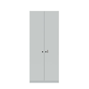 Kleiderschrank Pren | Mit Kleiderstange, 1 Hutboden und 1 Schuhfach | Mit mechanischem Zahlenkombinationsschloss | H 1970 x B 800 x T 500 mm