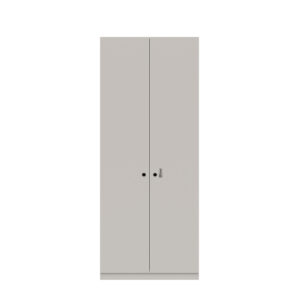 Kleiderschrank Pren | Mit Kleiderstange, 1 Hutboden und 1 Schuhfach | Mit mechanischem Zahlenkombinationsschloss | H 1970 x B 800 x T 500 mm