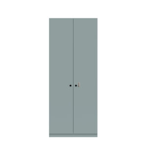 Kleiderschrank Pren | Mit Kleiderstange, 1 Hutboden und 1 Schuhfach | Mit mechanischem Zahlenkombinationsschloss | H 1970 x B 800 x T 500 mm