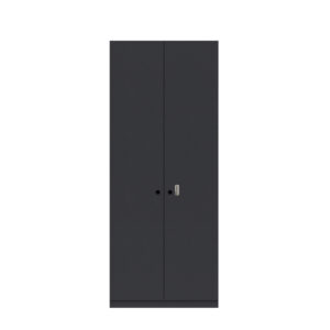 Kleiderschrank Pren | Mit Kleiderstange, 1 Hutboden und 1 Schuhfach | Mit mechanischem Zahlenkombinationsschloss | H 1970 x B 800 x T 500 mm