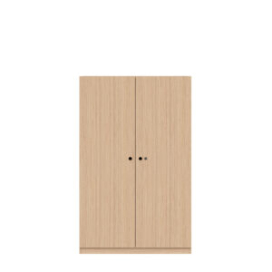 Kleiderschrank Pren | Mit Kleiderstange und Schuhfach | Mit Zylinderschloss | H 1590 x B 1000 x T 500 mm