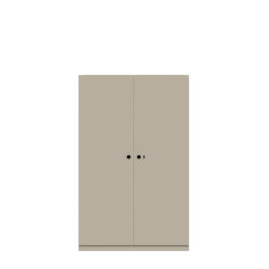 Kleiderschrank Pren | Mit Kleiderstange und Schuhfach | Mit Zylinderschloss | H 1590 x B 1000 x T 500 mm
