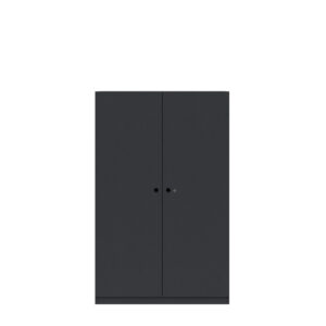 Kleiderschrank Pren | Mit Kleiderstange und Schuhfach | Mit Zylinderschloss | H 1590 x B 1000 x T 500 mm