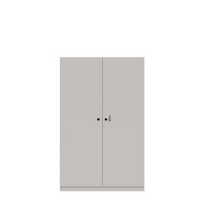 Kleiderschrank Pren | Mit Kleiderstange und Schuhfach | Mit mechanischem Zahlenkombinationsschloss | H 1590 x B 1000 x T 500 mm