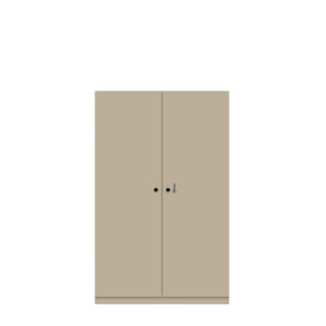 Kleiderschrank Pren | Mit Kleiderstange und Schuhfach | Mit mechanischem Zahlenkombinationsschloss | H 1590 x B 1000 x T 500 mm
