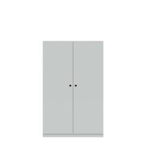 Kleiderschrank Pren | Mit Kleiderstange und Schuhfach | Ohne Schloss | H 1590 x B 1000 x T 500 mm